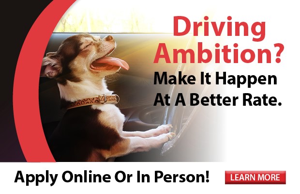 Driving Ambition? Make it happen at a better rate! Click here to learn more!