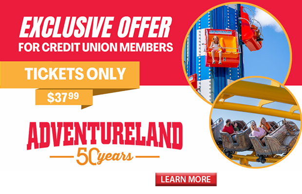 Discount Adventureland tickets are now available. Click here for more information.