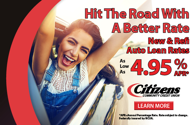 The Road to Happiness Starts Here. New & Refi Auto Loan Rates as low as 4.95% APR*. Click here to learn more.